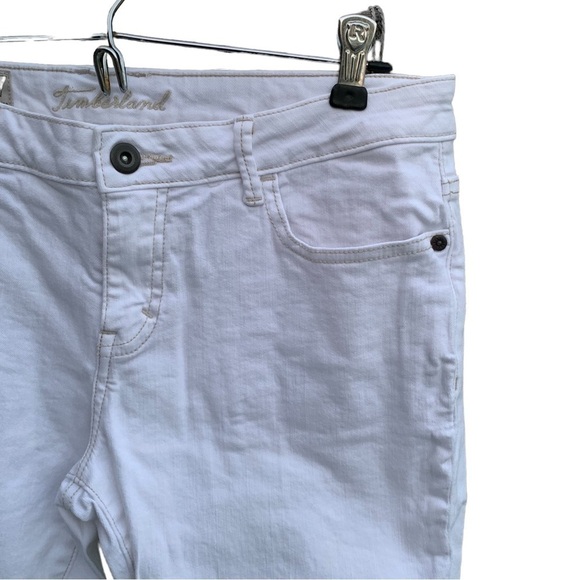 Timberland White Jeans Women’s Size 27 - Picture 3 of 6